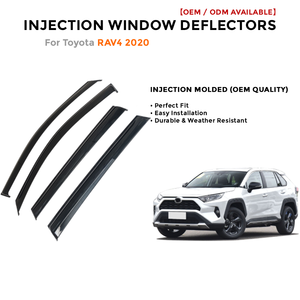 Déflecteurs de fenêtre latérale pare-pluie pour Toyota LC200 2008-2019 accessoires auto - Product Image 2
