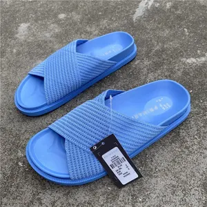 Casual and minimalist soft sole comfortable rubber deep blue slippers, premium slippers