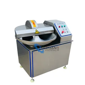 Stainless Steel Bowl Cutter Vegetable Meat Stuffing Bowl Cutter Machine Meat Chopping Machinery