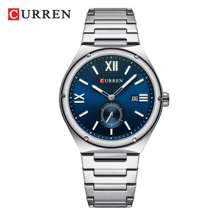 นาฬิกาข้อมือควอตซ์ CURREN 8471 สำหรับผู้ชาย ดีไซน์หรูหรา สายสแตนเลส กันน้ำ 30 เมตร ตัวเรือนโลหะผสม สไตล์สปอร์ตและธุรกิจ - Product Image 2