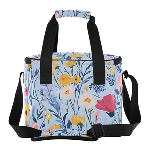 Customs Printed Portable Large Insulated Tote Bag Thermal Lunch Cooler Bag Lunch Box Soft Cooler Tote Bag - Product Image 2