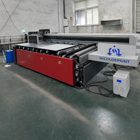 Impresora de Gran Formato para Vidrio y Esmalte de Alta Temperatura, Máquina de Impresión de Gran Formato para Ladrillos, Cerámica y Paredes de Fondo con Tinta a Color Personalizada