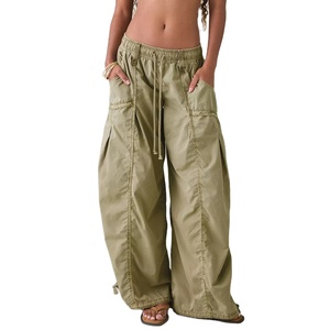 <span class=keywords><strong>Jeans</strong></span> Larghi da <span class=keywords><strong>Donna</strong></span> <span class=keywords><strong>in</strong></span> 10 Colori, Stile Y2K <span class=keywords><strong>con</strong></span> Coulisse e <span class=keywords><strong>Vita</strong></span> Elastica, <span class=keywords><strong>Pantaloni</strong></span> Cargo Casual <span class=keywords><strong>con</strong></span> Tasche - Product Image 1
