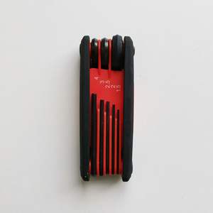 ชุดประแจหกเหลี่ยมพับได้แบบพกพา เมตริก 1.5-8 มม. เหล็ก 45 เกรด เครื่องมือ DIY พร้อมด้ามจับสองสี - Product Image 1