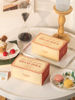 Boîte à biscuits en carton ondulé rectangulaire pour l'emballage des biscuits