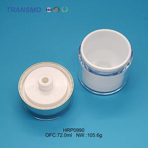 Contenants de lotion en plastique de luxe, conteneur de crème personnalisé, pot de crème pour le visage en plastique de 72 g - Product Image 4