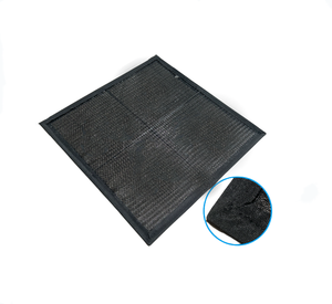 Dayanıklı tel çerçeve sarılmış deri naylon hava filtresi HVAC yedek parçaları için 180*180mm Panel toptan - Product Image 2