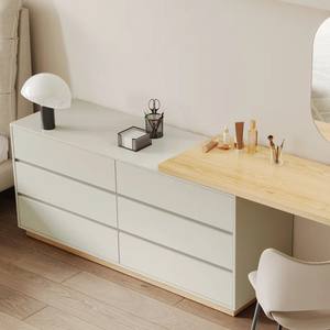 <span class=keywords><strong>Miroir</strong></span> de toilette élégant en forme de L pour adultes avec rangement, <span class=keywords><strong>grand</strong></span> meuble de coiffeuse pour salle de maquillage - Product Image 3