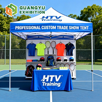 Tente de marché commerciale pliable, tente de plage instantanée, tonnelle pop-up, auvent personnalisé imprimé, tente de marque de bonne qualité 3x3
