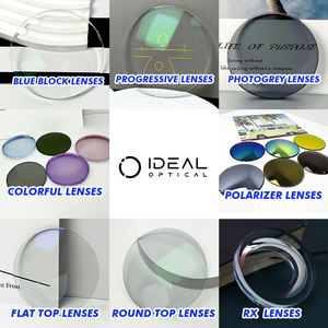 Lente óptica <span class=keywords><strong>Bifocal</strong></span> HMC 1,56 de alta calidad Rt/FT, lentes ópticas bifocales de corte azul, lentes de Material de resina de bloque azul - Product Image 5
