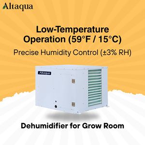 Wall Mounted <b>Dehumidifier</b> for Nursery Propagation Room Iot / Trolmaster Integration Ready Remote Wifi Control - Product Image 1