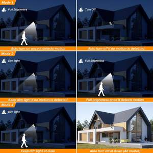 Lámpara Solar LED para Exteriores de 1200 Vatios, Potente Farola de Jardín de 504 LED con Control Remoto de 3 Modos, Impermeable IP65, Venta al Por Mayor - Product Image 5