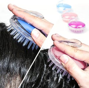 Brosse de massage capillaire en silicone naturel avec logo personnalisé pour femmes, peigne massant, brosse de bain portable, outil de bain de voyage - Product Image 4