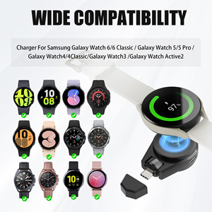 SIKAI สำหรับซัมซุงกาแล็กซี่วอทช์ 8/<span class=keywords><strong>7</strong></span>/6/5/4 เครื่องชาร์จ USB-C <span class=keywords><strong>แบ</strong></span>บพกพาพาวเวอร์แบงค์/โทรศัพท์/แล็ปท็อป 90 °   แม่เหล็กหมุนได้สำหรับการเดินทาง - Product Image 6