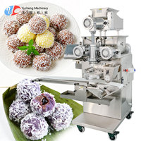 Nueva Máquina Automática para Hacer Bolas Energéticas 220V, Encrustadora Continua Multirrelleno de Alta Capacidad, Línea Industrial de Procesamiento de Snacks