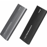 M.2 NVME PCIe NGFF SATA M2 SSD Mendukung Kotak Disk Seluler Protokol Ganda dengan Kecepatan Tinggi 10Gbps