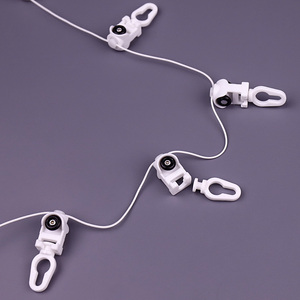 Nhỏ gợn gấp Rèm Runner với tàu lượn <span class=keywords><strong>S</strong></span> thiết kế <span class=keywords><strong>s</strong></span>óng cho Phụ kiện theo dõi và phụ kiện cực - Product Image 6