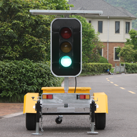Fabricant de feux de signalisation solaires portables Feux de circulation à LED mobiles pour la sécurité routière