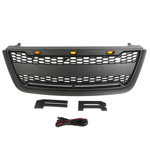 Accesorios Exteriores para Automóviles, Rejilla Delantera Negra Mate, Compatible con <span class=keywords><strong>Ford</strong></span> <span class=keywords><strong>Expedition</strong></span> 2003-2006 - Product Image 2