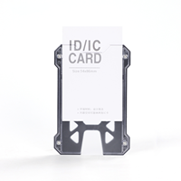 Support de Bureau Portable Qori en PVC/Acrylique pour Employés, Style Exécutif, Affichage Vertical, Fixation Sécurisée par Vis, Usage Quotidien (Vente en Gros)