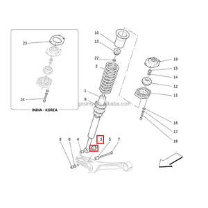 Convient pour Ferrari 458 488 550 575 599 <span class=keywords><strong>612</strong></span> Nouvelles pièces de voiture de haute qualité Douille de suspension Strut Ball Joint OEM 157630 - Product Image 4