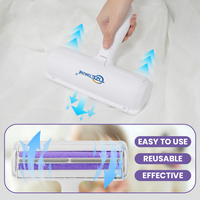 Offre Spéciale Logo personnalisé brosse de toilettage pour animaux de compagnie en gros canapé peigne tapis chien charpie rouleau réutilisable autonettoyant fonction en plastique