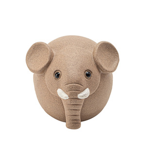 Figura decorativa de elefante morado con tapa para juego de té Kung Fu. - Product Image 5