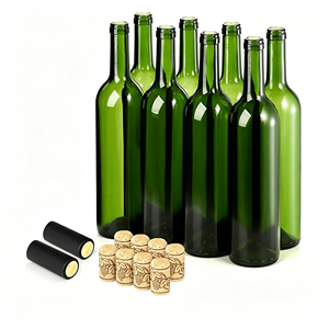 Produttore di <span class=keywords><strong>Bottiglie</strong></span> di Vetro all'<span class=keywords><strong>Ingrosso</strong></span> Personalizzate Vuote in Cristallo per Vino Borgogna da 500ml 750ml - Product Image 1