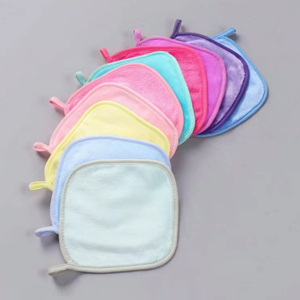 Chiffon <span class=keywords><strong>de</strong></span> maquillage en microfibre pour femmes 100% Tissus en microfibre Serviette <span class=keywords><strong>de</strong></span> toilette Coral Fleece Microfiber Makeup Remover Towel - Product Image 2