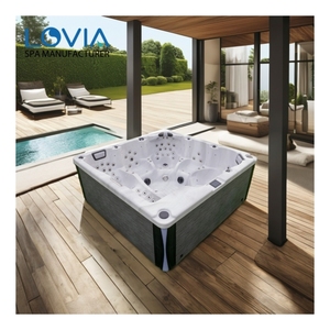 Bán buôn Deluxe lớn bồn tắm Spa ngoài trời bể sục dưới mặt đất bồn tắm nước nóng và bể sục ngoài trời balboa massage bồn tắm nước nóng - Product Image 1