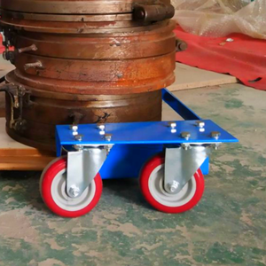 OEM, настраиваемая четырехколесная тележка на платформе, стальная мебель, движущаяся тележка с платформенной конструкцией для настольного шкафа - Product Image 6