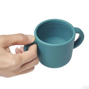 Vaso de Silicona al por Mayor con Asa, Compacto, para Desayuno, Fruta, Avena, Leche, Agua, Ideal para Publicidad - Product Image 1