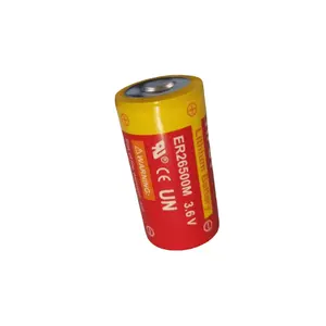 D3.6v er34615m pin lithium Lithium thionyl clorua li/soci2 Đồng hồ đo khí pin lithium 14Ah cuộc sống lâu dài Pin chính