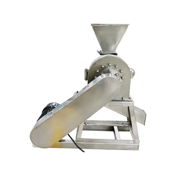 Automatic coarse spice granule herb grinder coffee bean pulverizer machine