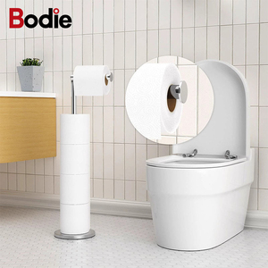 Mới Đến Miễn Phí Đứng 201 Thép Không Gỉ Nhà Vệ Sinh Mô Giấy Cuộn Chủ Không Có Khoan Giấy Vệ Sinh Đứng Với Nặng Ổn Định Cơ Sở - Product Image 3