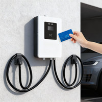 EVEGO Nouvelle station de recharge rapide pour véhicules électriques intelligente WIFI 4G OCPP 2.0.1 40kW DC, double pistolet, certifiée TUV, montage mural, IP55, chargeur EVSE
