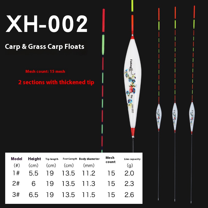 Flotteur de carpe herbivore Xh-002