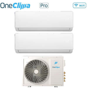 Climatizatore condizionatore oneclima dual Split INVERTER Series Pro 9 + 9 MLT18x2/Y24 R-32 Wi-Fi อุปกรณ์เสริม9000 + 9000 - Product Image 4
