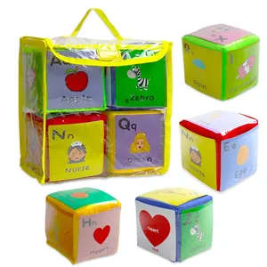Baby Kubus Dobbelsteen Speelgoed Kinderen Vroege Opleiding Kleuterschool Leraar Tool School Cognitieve Kaart Nummer Woord 4Pc Cadeau Set