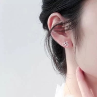 Boucles d'oreilles pendantes en forme de vélo ajouré en argent sterling 925, design mignon et doux, minimalistes pour femmes, vente en gros