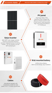 ขายส่งระบบโซลาร์เซลล์แบบออฟกริด/ออนกริด ไฮบริด เฟสเดียว IP20 230V 50Hz กำลังไฟ 8KW 10KW 12KW  กำลังขับ 4KW  ระบบสำรองไฟที่เชื่อถือได้สำหรับสถานการณ์ฉุกเฉิน - Product Image 6