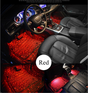 ไฟเส้น LED RGB ตกแต่งภายในรถยนต์4ชิ้น,โคมไฟสร้างบรรยากาศในการตกแต่งโคมไฟสร้างบรรยากาศ USB ควบคุมไร้สายด้วยรีโมตดนตรีโคมไฟเท้าสร้างบรรยากาศ - Product Image 4