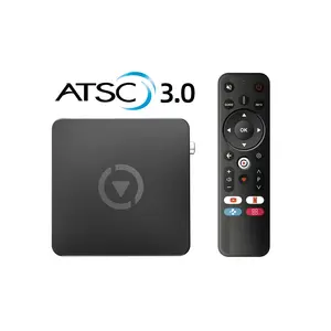 Desain baru grosir Set Top Box ATSC Tuner 4k Android 11 Hdr ATSC 3.0 kotak Tv