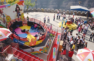 Manèges de divertissement Mini Samba Tagada Disco 8 places pour enfants, équipement de parc d'attractions intérieur d'<span class=keywords><strong>occasion</strong></span> pour la vente de parcs à thème - Product Image 6