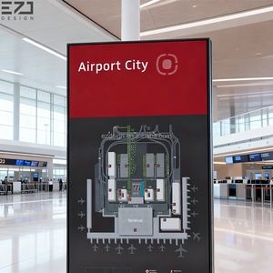 Servicios de ventanilla única Sistema de nombre del aeropuerto Señalización de señalización Wayfinding exterior/interior Señales direccionales Guía Plyon Sign - Product Image 4