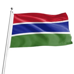<span class=keywords><strong>Bandera</strong></span> NACIONAL DE <span class=keywords><strong>Gambia</strong></span> de 3x5 pies Banderas de país de <span class=keywords><strong>Gambia</strong></span> Poliéster con ojales de latón 3X5 pies - Product Image 2