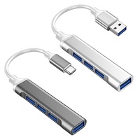 HUB USB C 4 in 1 Type C Multiport Adapter USB Docking Station 3.0 2.0 4 Ports OTG Hub Compatible for Mobile Phone Laptop