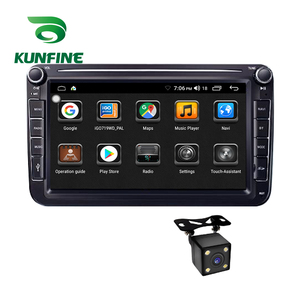 8 inch xe Stereo cho phổ VW với nút Xe GPS Thiết bị theo dõi đài phát thanh Android DVD player Xe Loa siêu trầm - Product Image 5