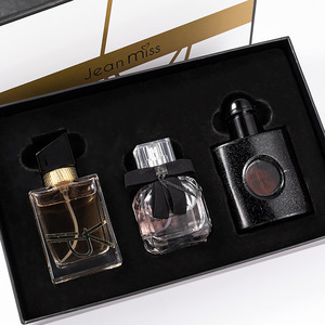 Coffret Cadeau de 3 Mini Parfums, Vaporisateur Floral Eau de Toilette <span class=keywords><strong>pour</strong></span> Hommes et Femmes, Idéal <span class=keywords><strong>pour</strong></span> les Cadeaux d'Anniversaire de Couple, Cadeaux de Couronne - Product Image 1
