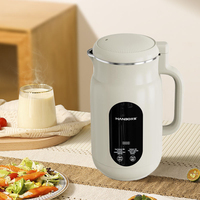Machine à lait de soja multifonction 1500 ml, mixeur automatique pour boissons chaudes, machine à lait de soja domestique pour la cuisine